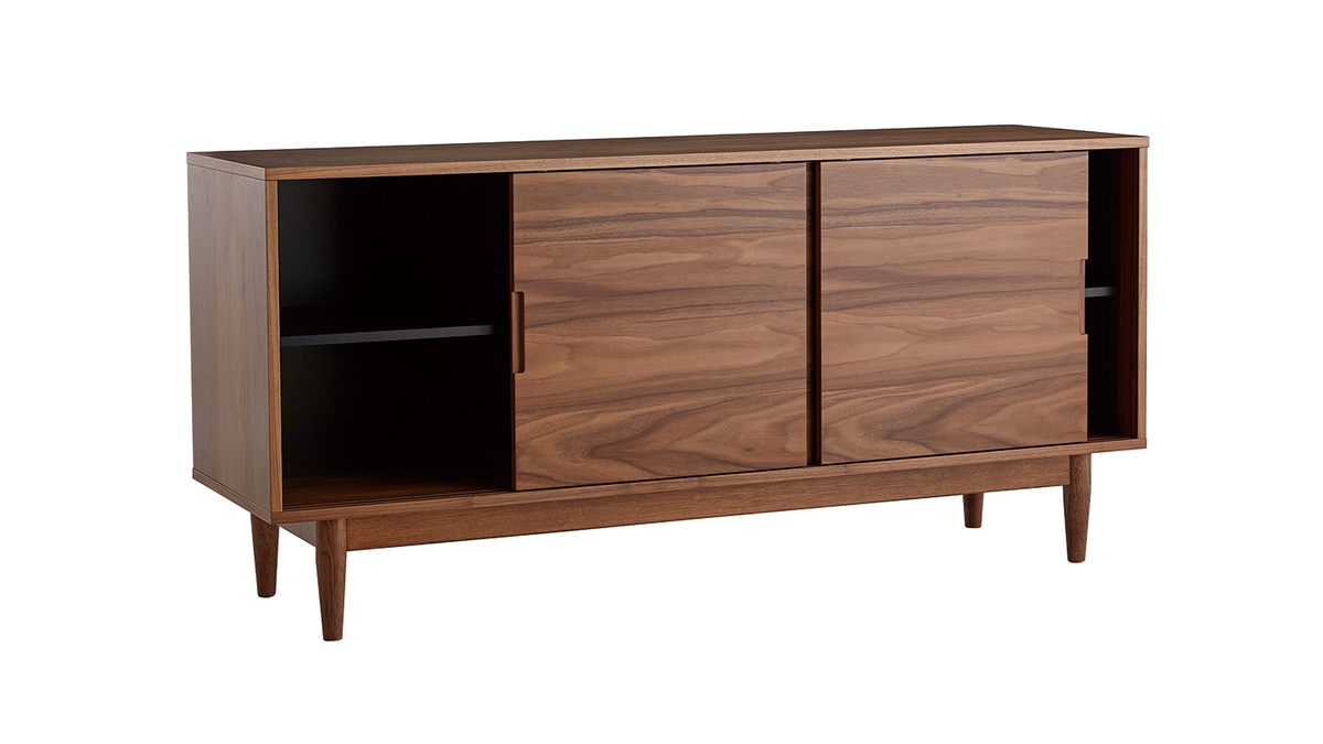 Sideboard 3 Schiebetren Nussbaum L160 cm RYDD