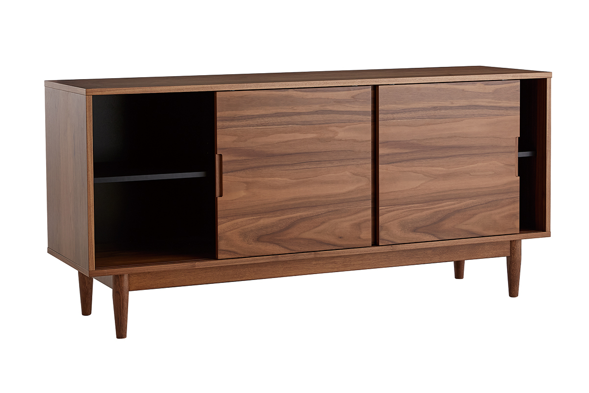 Sideboard 3 Schiebetren Nussbaum L160 cm RYDD