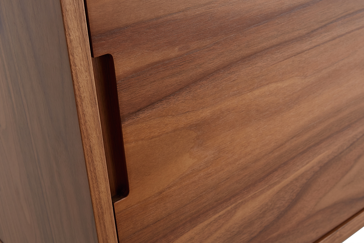 Sideboard 3 Schiebetren Nussbaum L160 cm RYDD