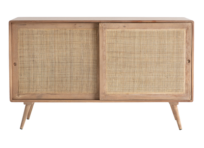 Sideboard aus Mangoholz und Rohrgeflecht ACANGE - Sideboard aus Mangoholz und Rohrgeflecht ACANGE