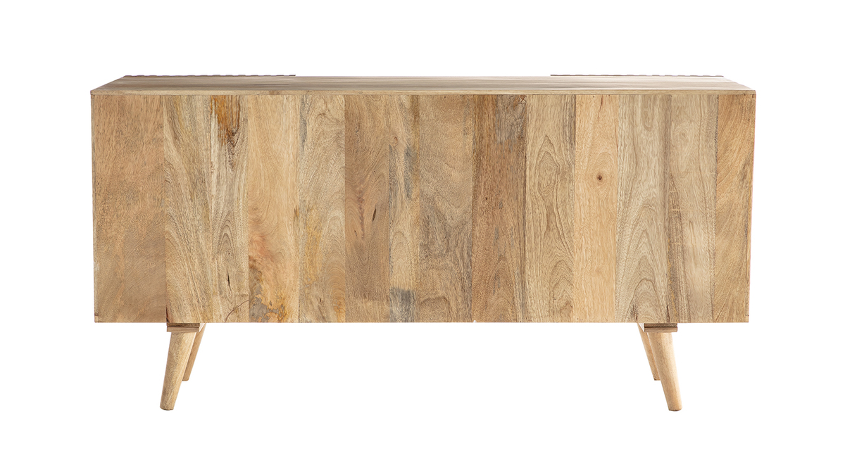 Sideboard mit Schiebetren ALBA aus massivem Mangoholz