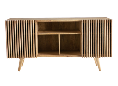 Sideboard mit Schiebetüren ALBA aus massivem Mangoholz