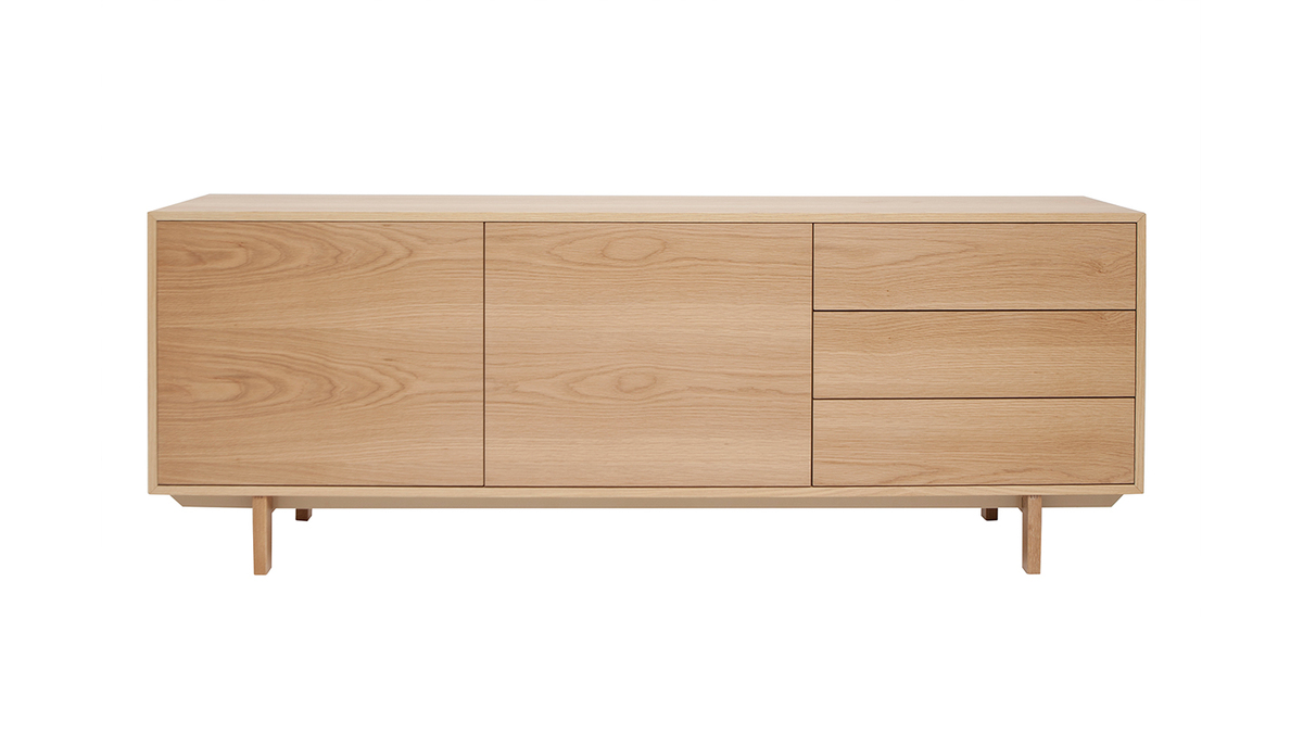 Sideboard skandinavisch helles Holz B195cm SID