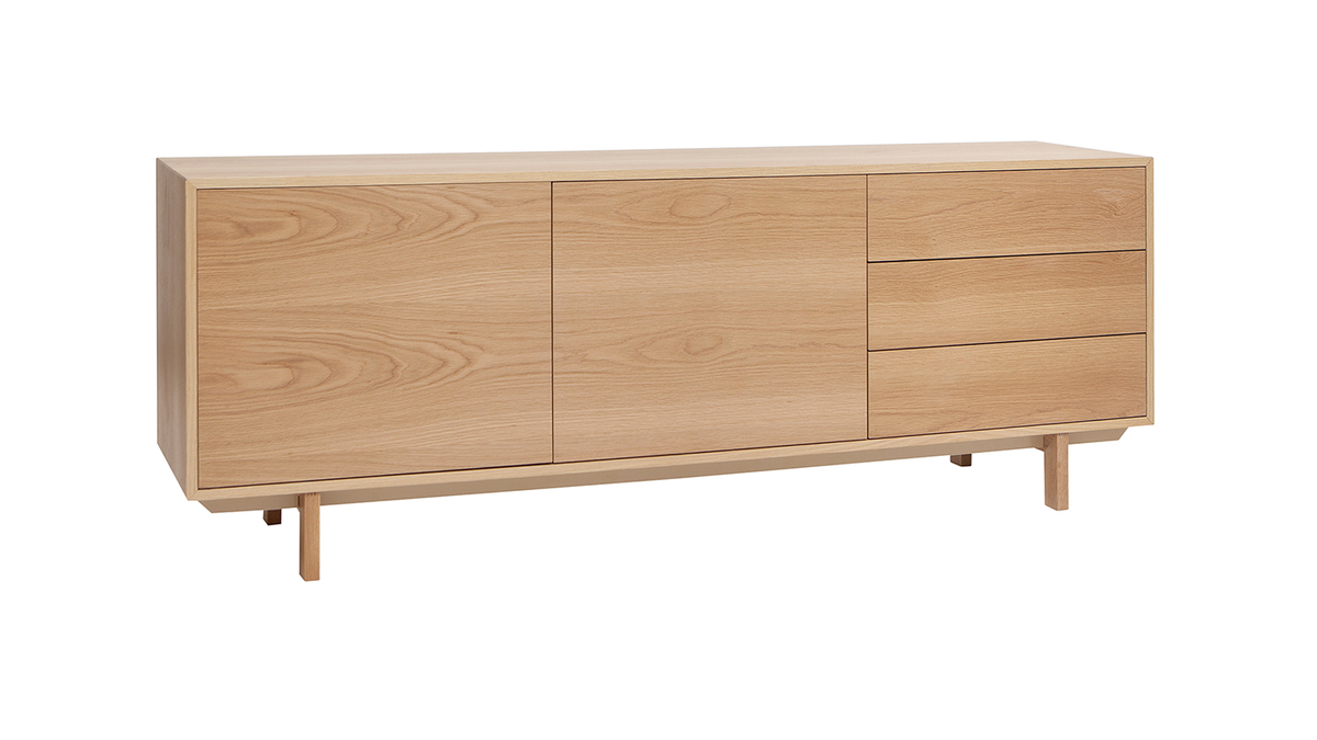 Sideboard skandinavisch helles Holz B195cm SID