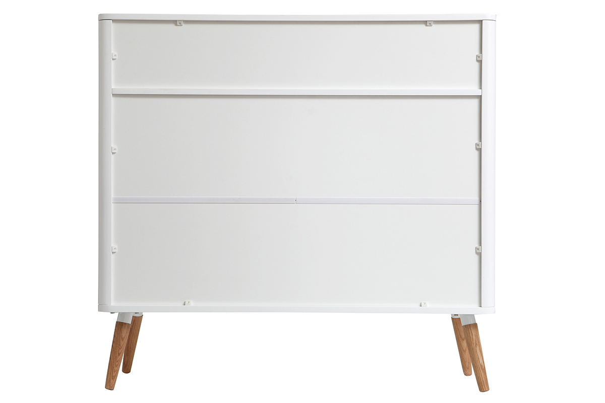 Sideboard skandinavisches Design Wei und Holz TOTEM