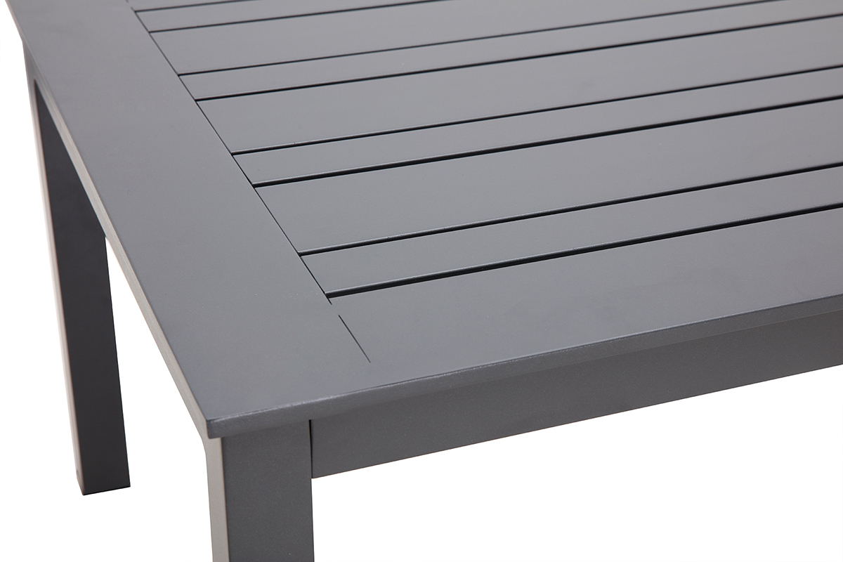 Sitzgarnitur LAGOS aus Aluminium und grauen Schn�ren