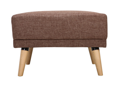 Sitzkissen / Fu&szlig;ablage Stoff Beige ULLA