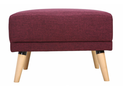 Sitzkissen / Fu&szlig;ablage Stoff Pflaume ULLA