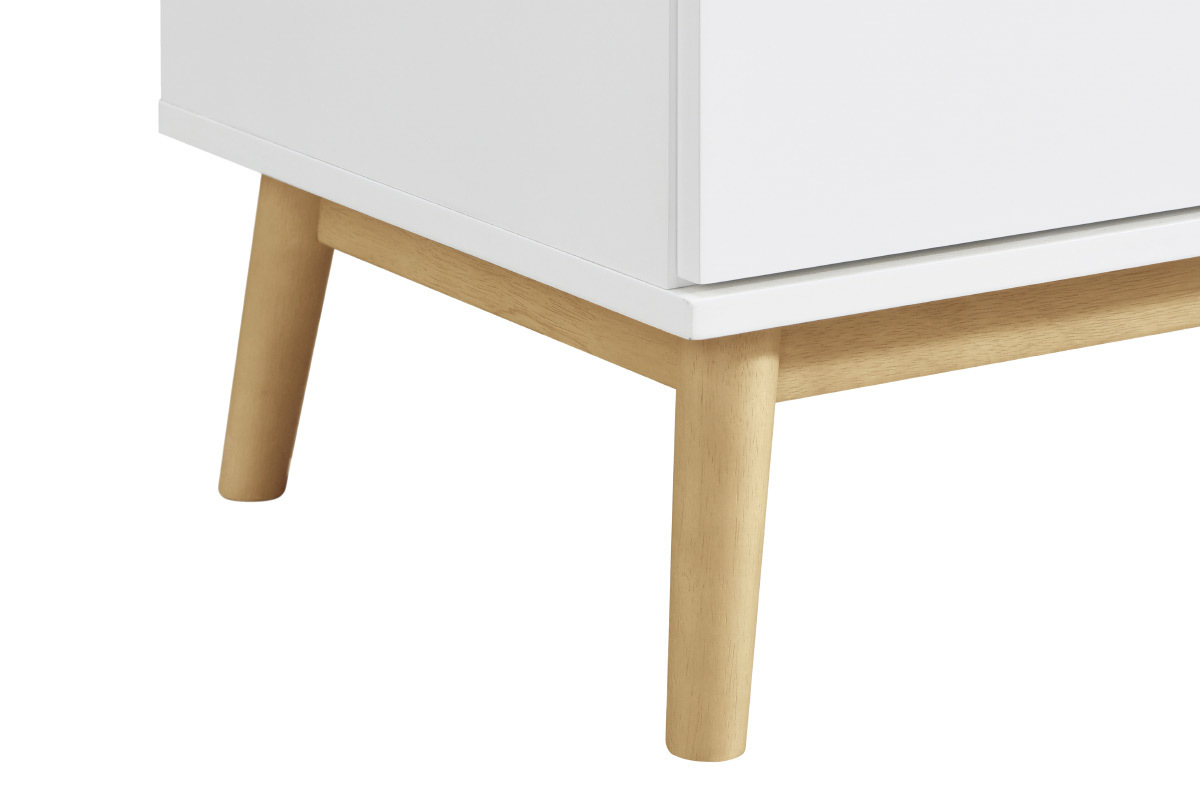 Skandinavische Kommode in wei und aus Holz 3 Schubladen FELIX