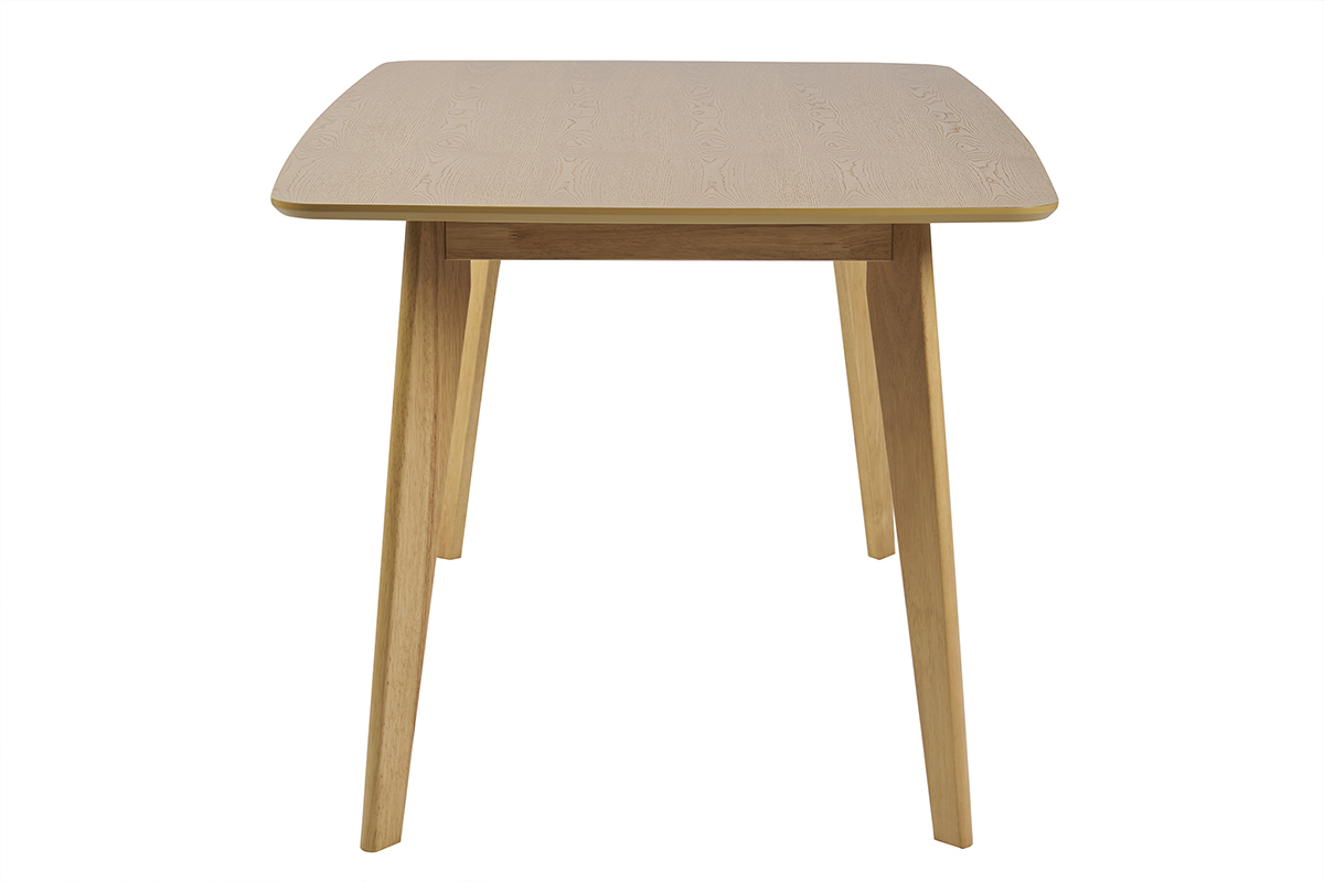 Skandinavischer Esstisch in hellem Eichenholz L150 cm LEENA