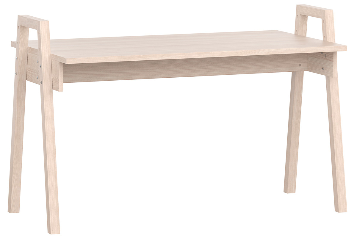 Skandinavischer h�henverstellbarer Schreibtisch L128 cm NOHA