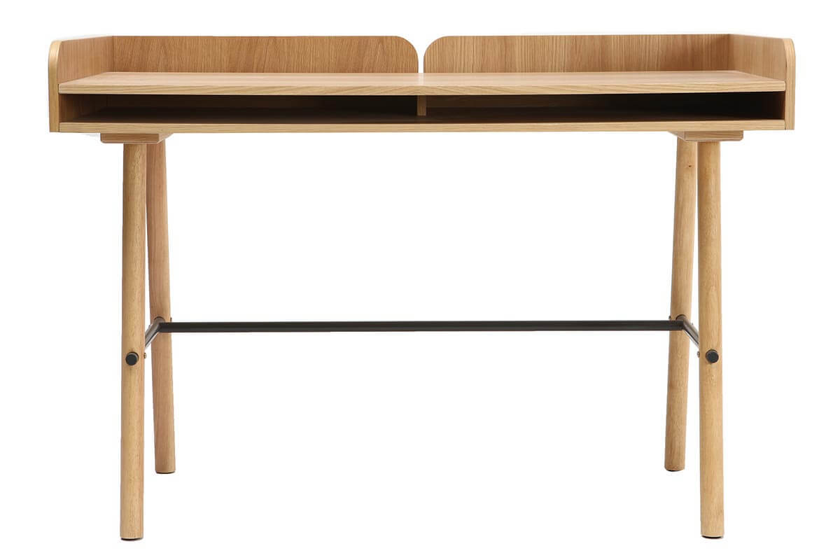 Skandinavischer Schreibtisch helle Eiche JAPANSK