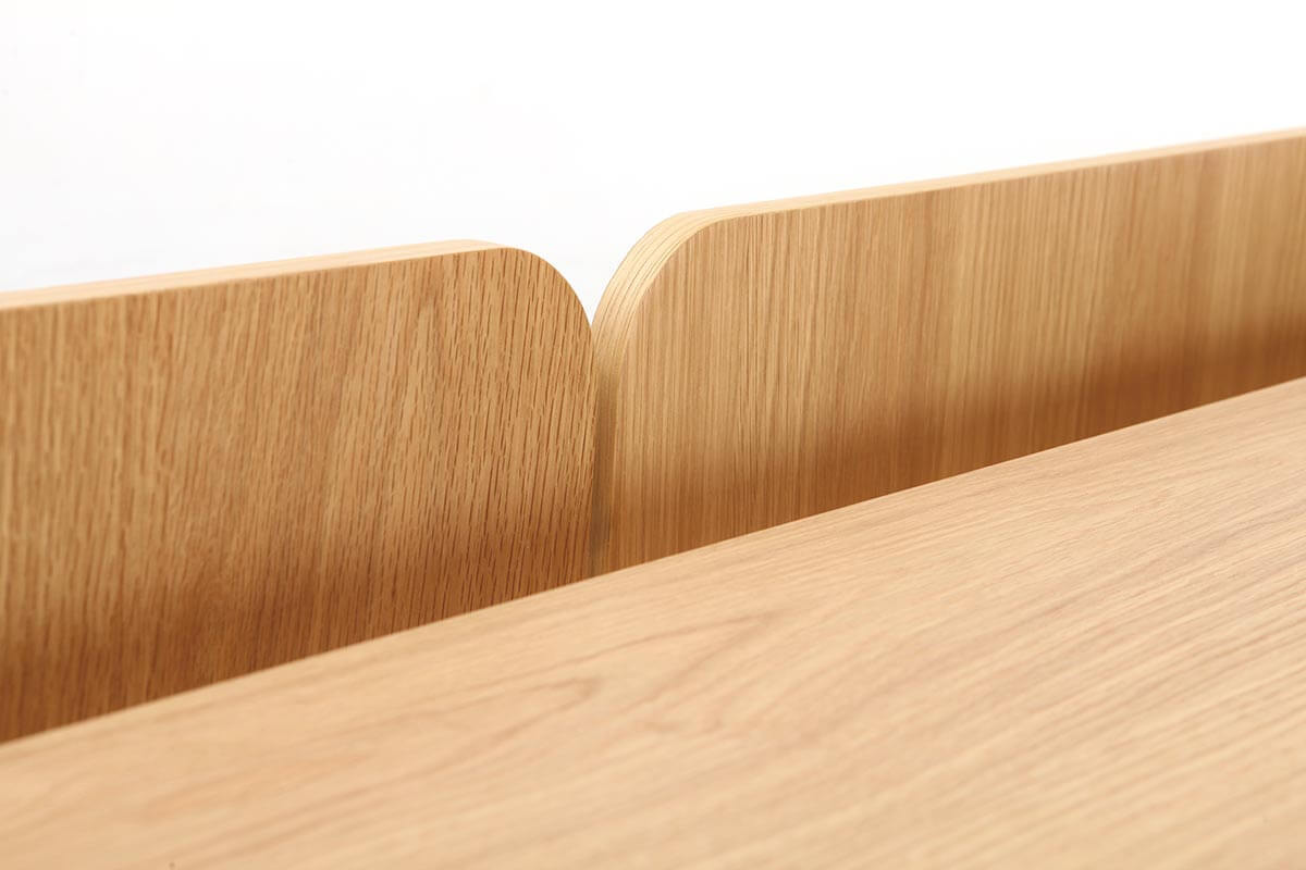 Skandinavischer Schreibtisch helle Eiche JAPANSK