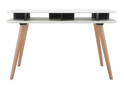 Schreibtisch Weiss Mit Stauraum