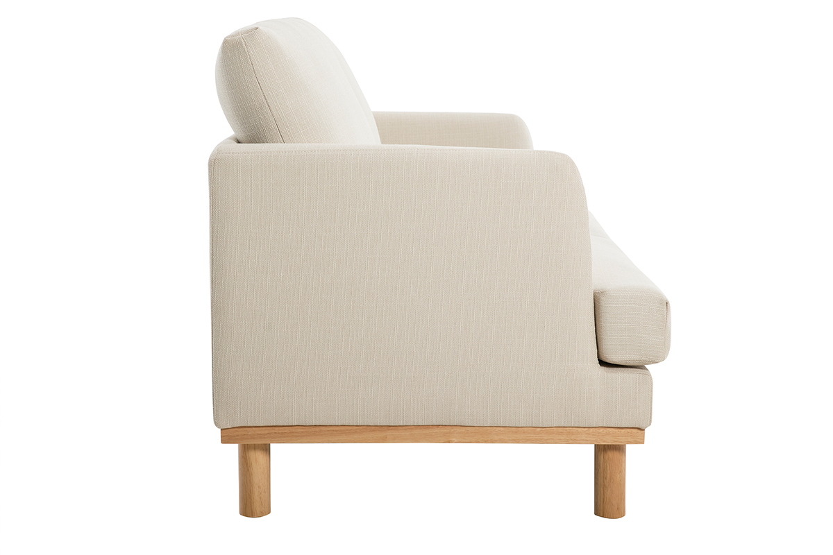 Skandinavisches 2-Sitzer-Sofa beige HOBART