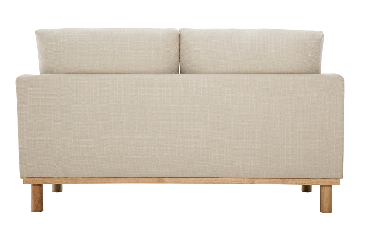 Skandinavisches 2-Sitzer-Sofa beige HOBART