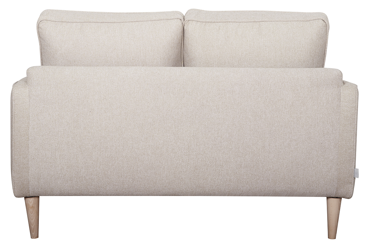 Skandinavisches 2-Sitzer-Sofa beige PAPEL