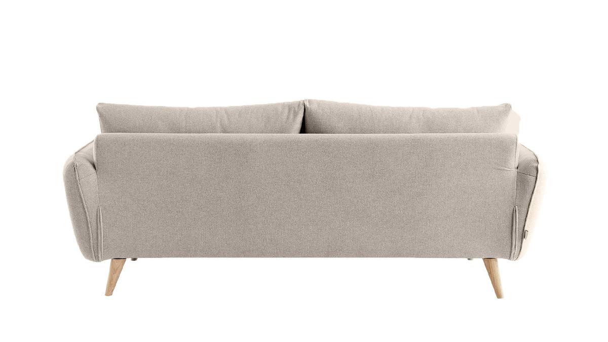 Skandinavisches 3-Sitzer-Sofa beige CREEP