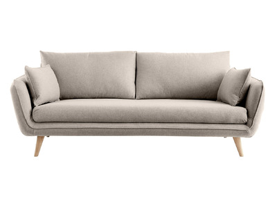 Skandinavisches 3-Sitzer-Sofa beige CREEP