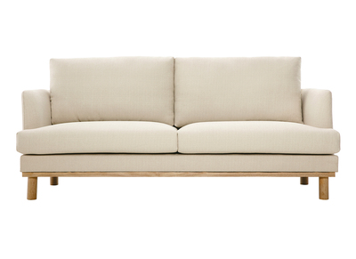Skandinavisches 3-Sitzer-Sofa beige HOBART