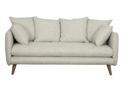 Skandinavisches 3-Sitzer-Sofa beige OLYMPIA