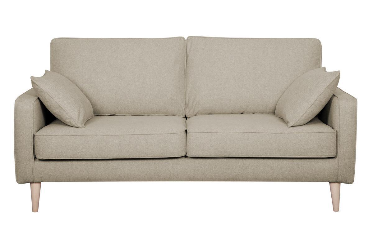 Skandinavisches 3-Sitzer-Sofa beige PAPEL