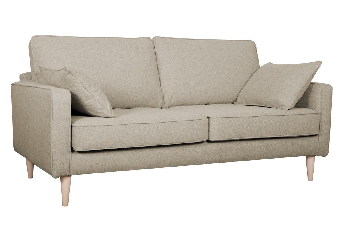 Skandinavisches 3-Sitzer-Sofa beige PAPEL