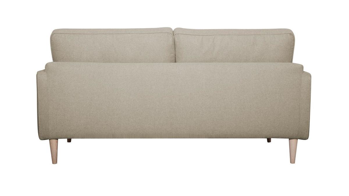 Skandinavisches 3-Sitzer-Sofa beige PAPEL