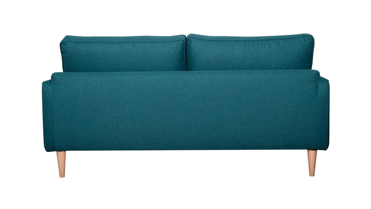 Skandinavisches 3-Sitzer-Sofa entenblau PAPEL