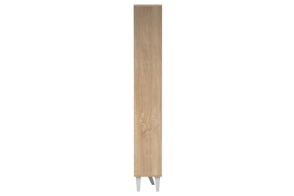 Skandinavisches Bcherregal ORIGAMI Holz und Wei