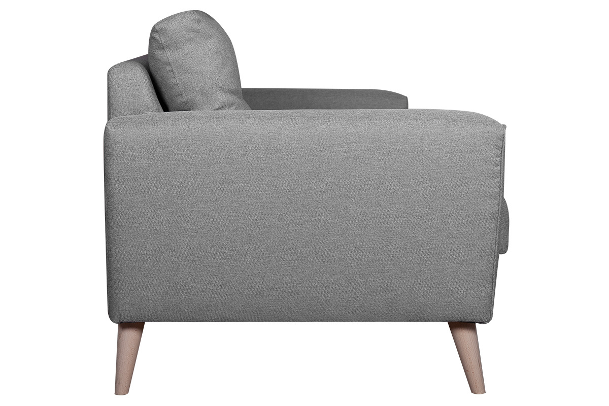 Skandinavisches graues 3-Sitzer-Sofa BEAUBOURG