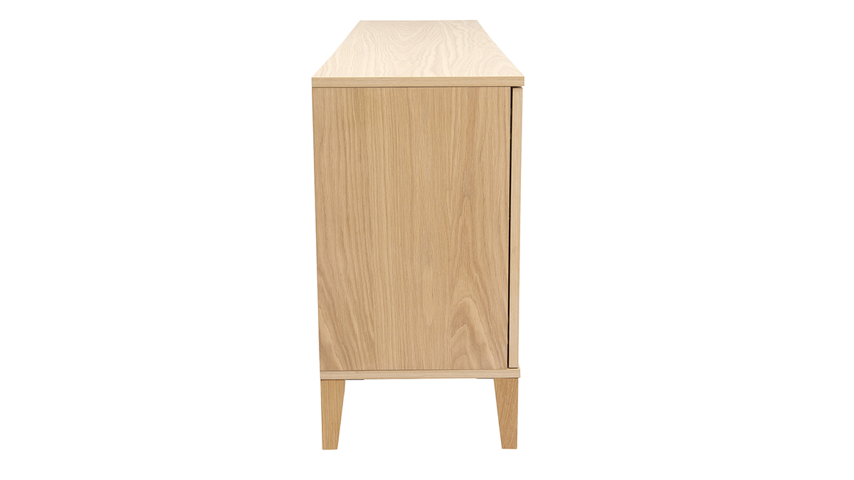 Skandinavisches Sideboard aus hellem Holz B180cm FREDDY