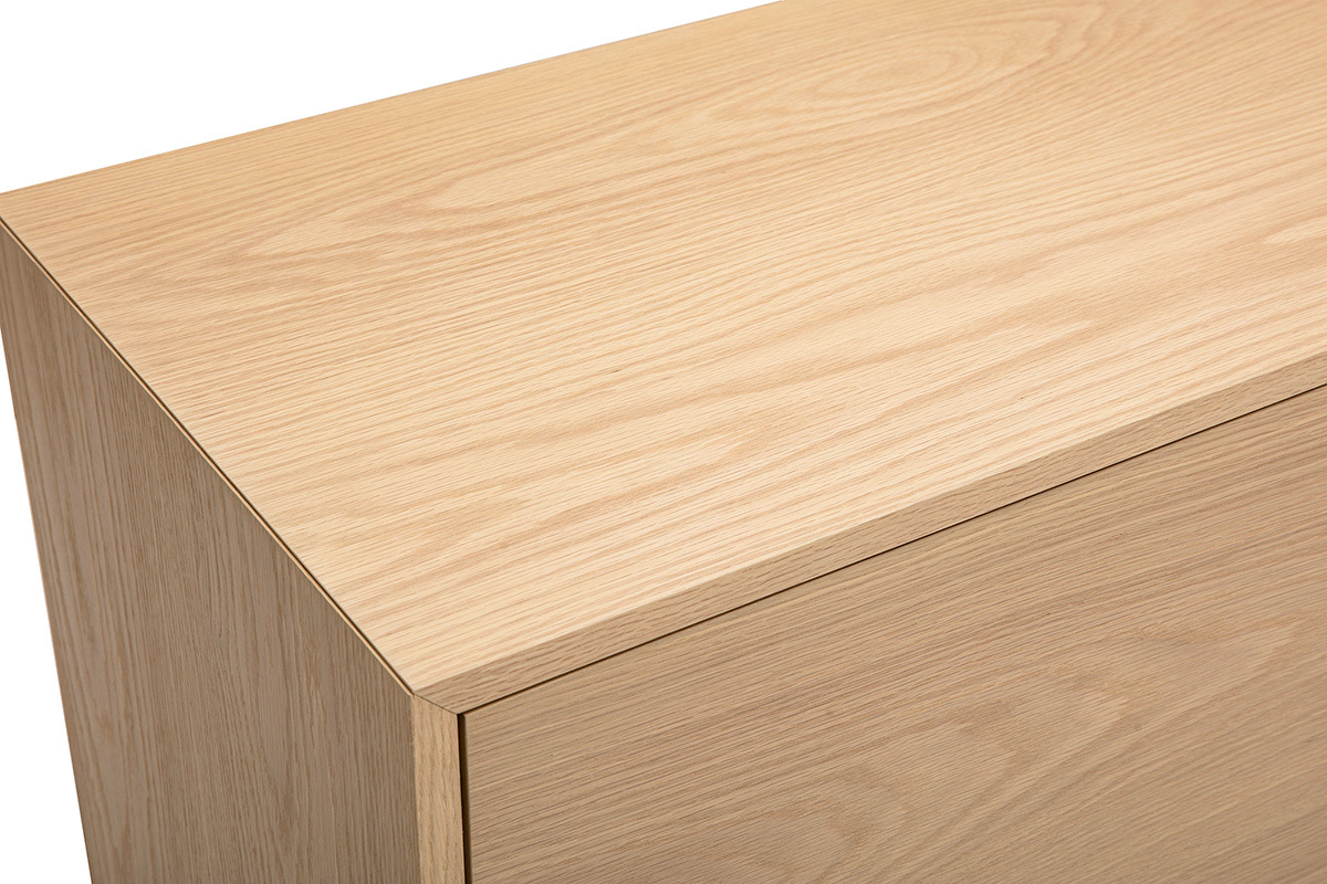 Skandinavisches Sideboard aus hellem Holz mit 2 T�ren L120 cm SID