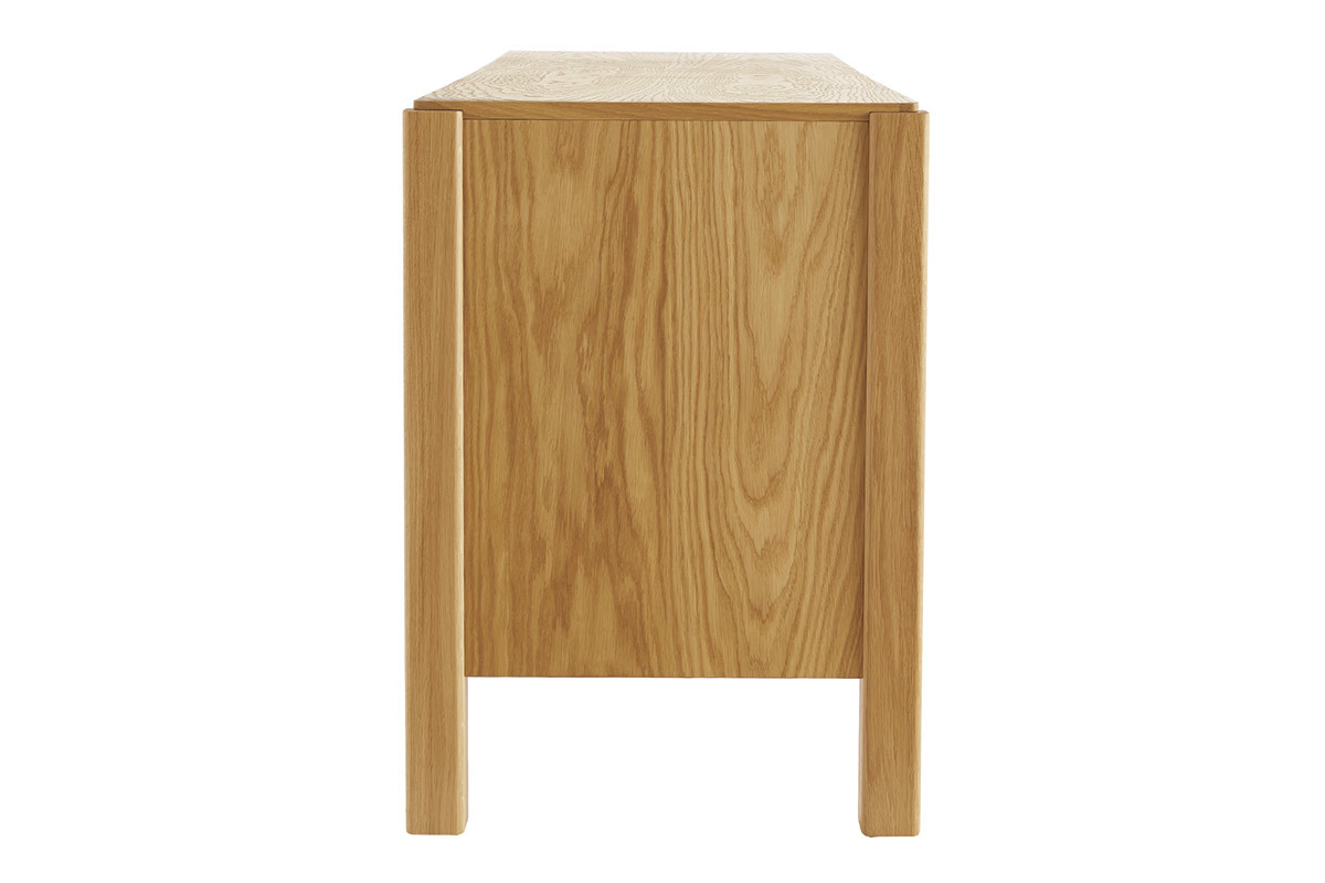 Skandinavisches Sideboard mit 3 Tren aus Eichenholz B166 cm AGALI