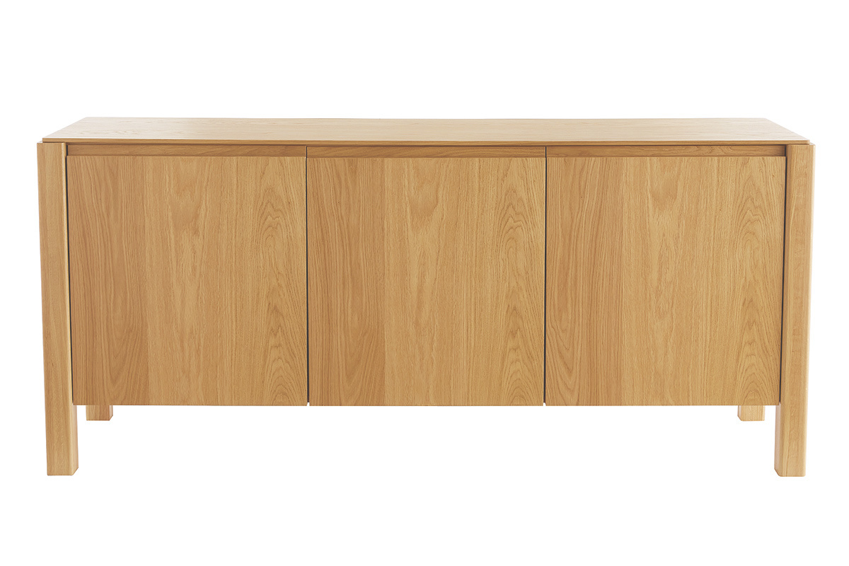 Skandinavisches Sideboard mit 3 Tren aus Eichenholz B166 cm AGALI
