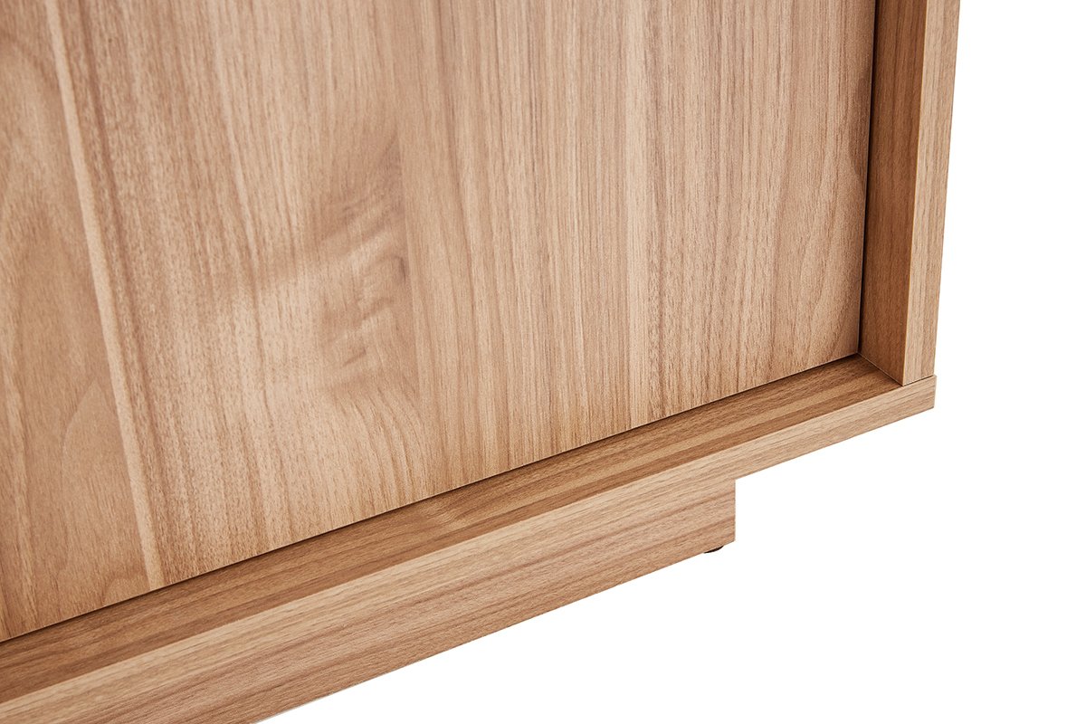 Skandinavisches Sideboard mit 3 Tren in Eichenholzoptik B138 cm COMO