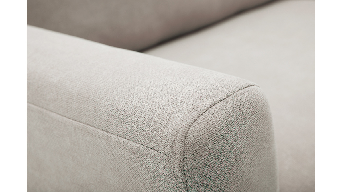 Skandinavisches Sofa 2-Sitzer in Beige CREEP