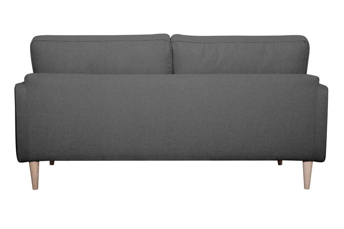 Skandinavisches Sofa 3-Sitzer anthrazitgrau PAPEL