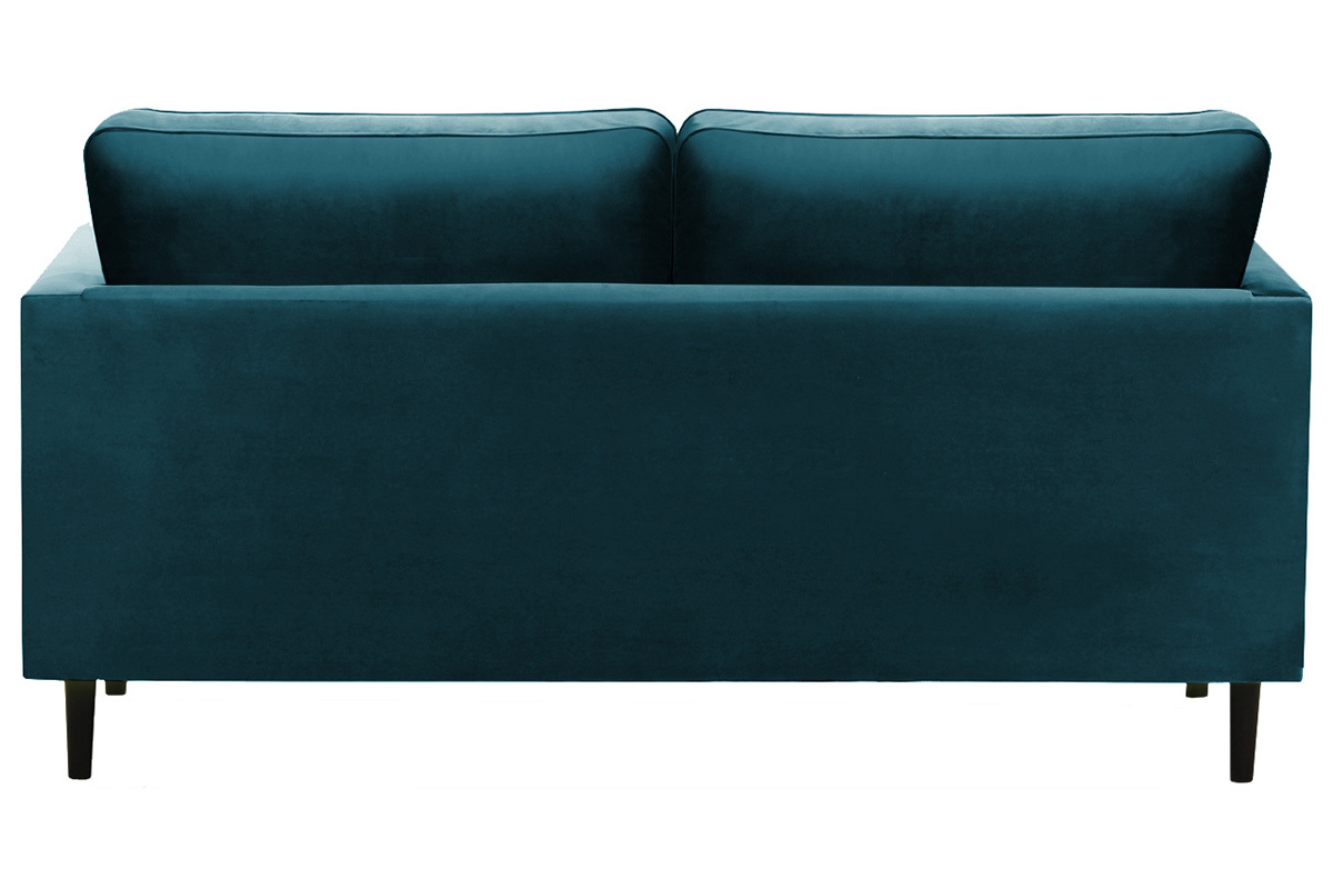 Sofa 3-Sitzer Velours Petrolgr�n MELLOW