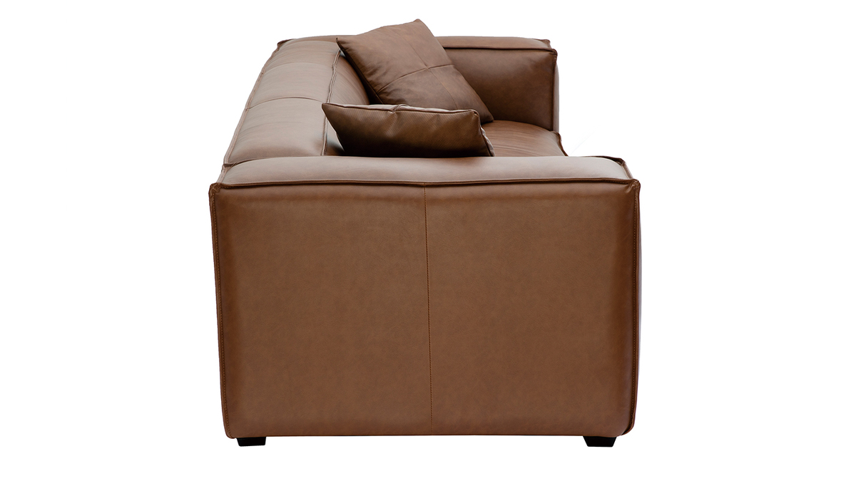 Sofa aus Büffelleder 3-Sitzer COBAIN