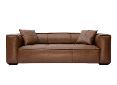 Sofa aus Büffelleder 3-Sitzer COBAIN