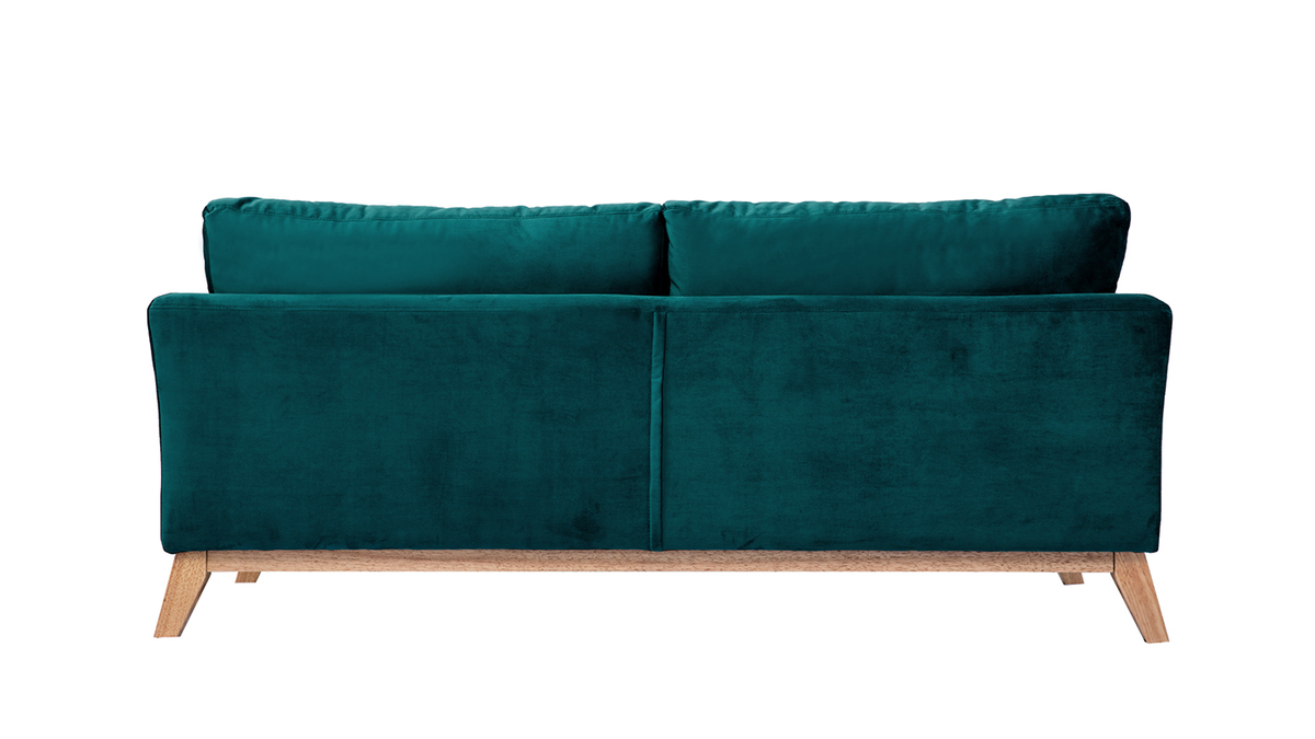 Sofa skandinavisch 3 Pltze Bezug abnhembar Rosa OSLO