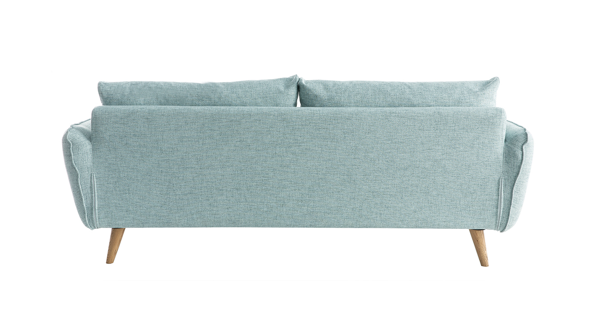 Sofa skandinavisch 3 Pltze eisblau CREEP