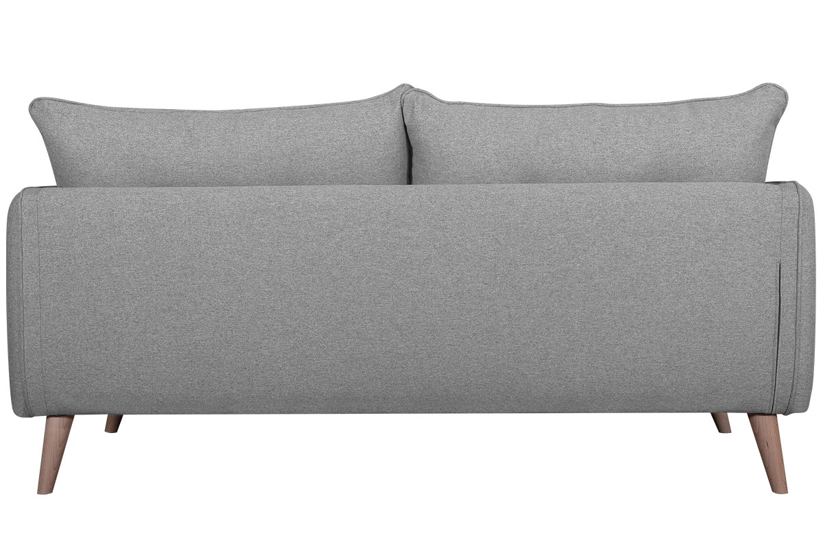 Sofa skandinavisch 3 Pltze hellgrau GUILTY