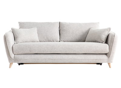 Sofa skandinavisch 3 Plätze hellgrau-meliert CREEP