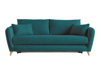 Sofa skandinavisch 3 Plätze pfauenblau CREEP
