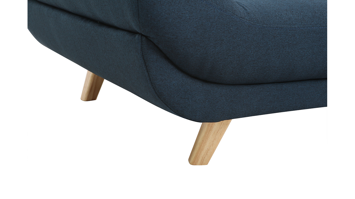 Sofa skandinavisches Design 3 Pltze Blau NORDIK