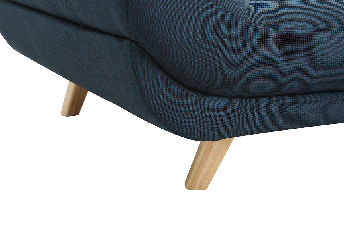 Sofa skandinavisches Design 3 Pltze Blau NORDIK