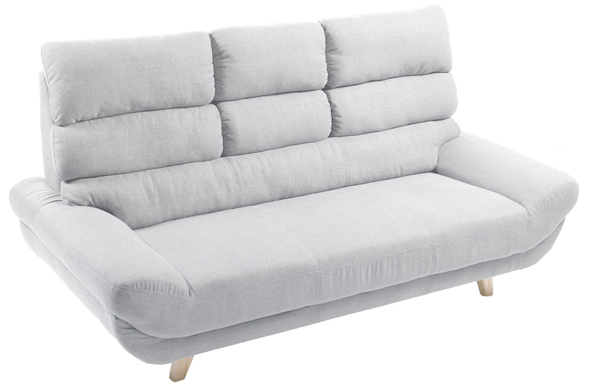 Sofa skandinavisches Design 3 Pltze Grau NORDIK