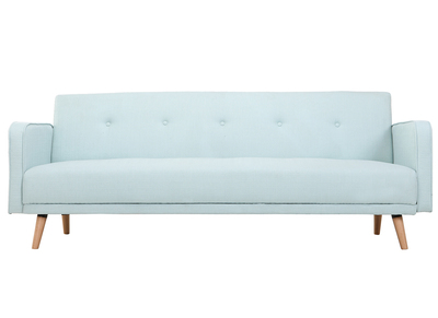 Sofa verstellbar 3 Plätze skandinavisches Design Hellgrün ULLA